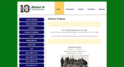 Desktop Screenshot of district10hockey.org